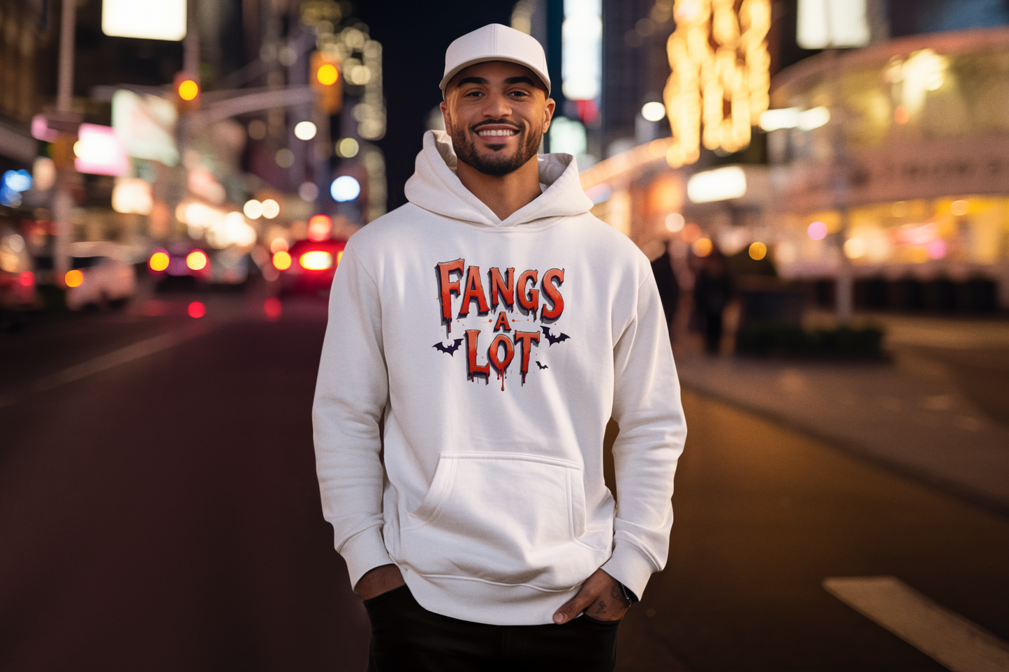 Vampire Graphic Hoodie – Fangs a Lot (Unisex Sweatshirt)