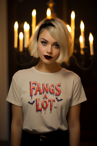 Vampire Graphic Tee – Fangs a Lot (Unisex T-Shirt)