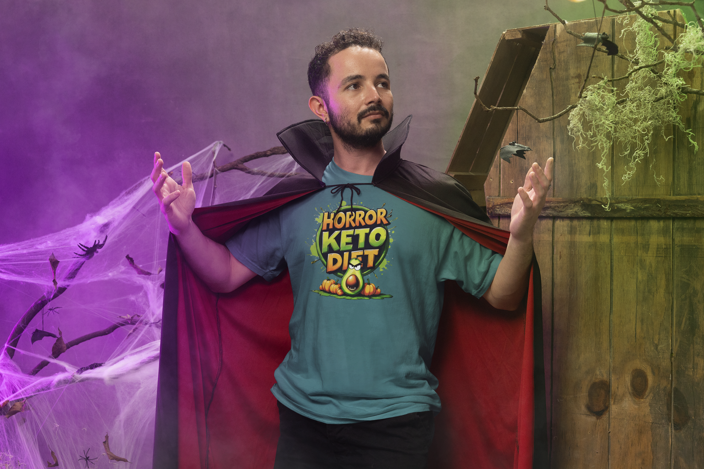 Avocado Graphic Tee – Horror Keto Diet (Unisex T-shirt)