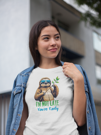 Koala Graphic Tee – I'm Not Late You're Early (Unisex T-Shirt)
