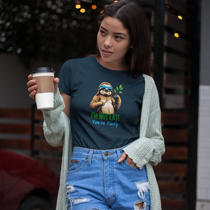 Koala Graphic Tee – I'm Not Late You're Early (Unisex T-Shirt)