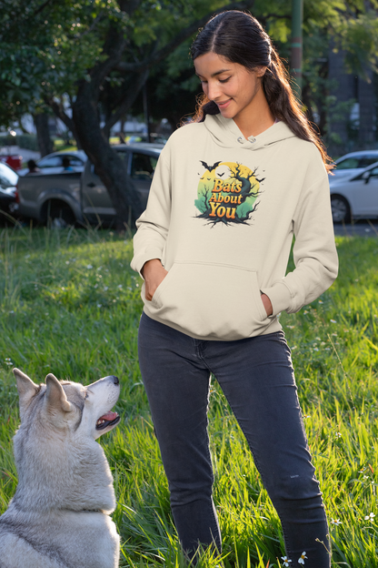 Bat Graphic Hoodie – Bats About You (Unisex Sweatshirt)