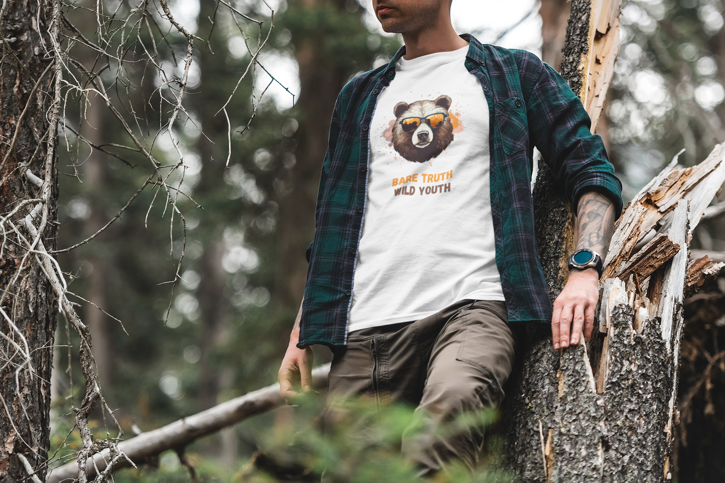 Bear Truth Graphic Tee – Wild Youth (Unisex T-Shirt)