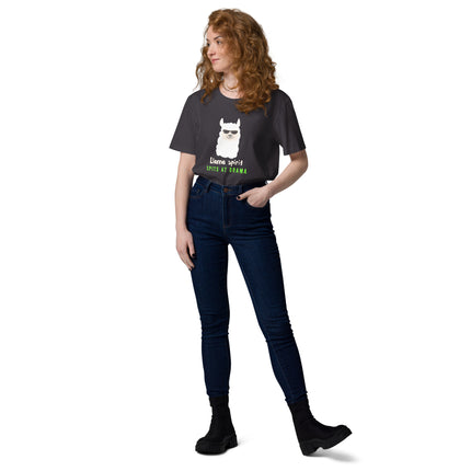 Llama Spirit Graphic Tee – Spits at Drama (Unisex T-Shirt)