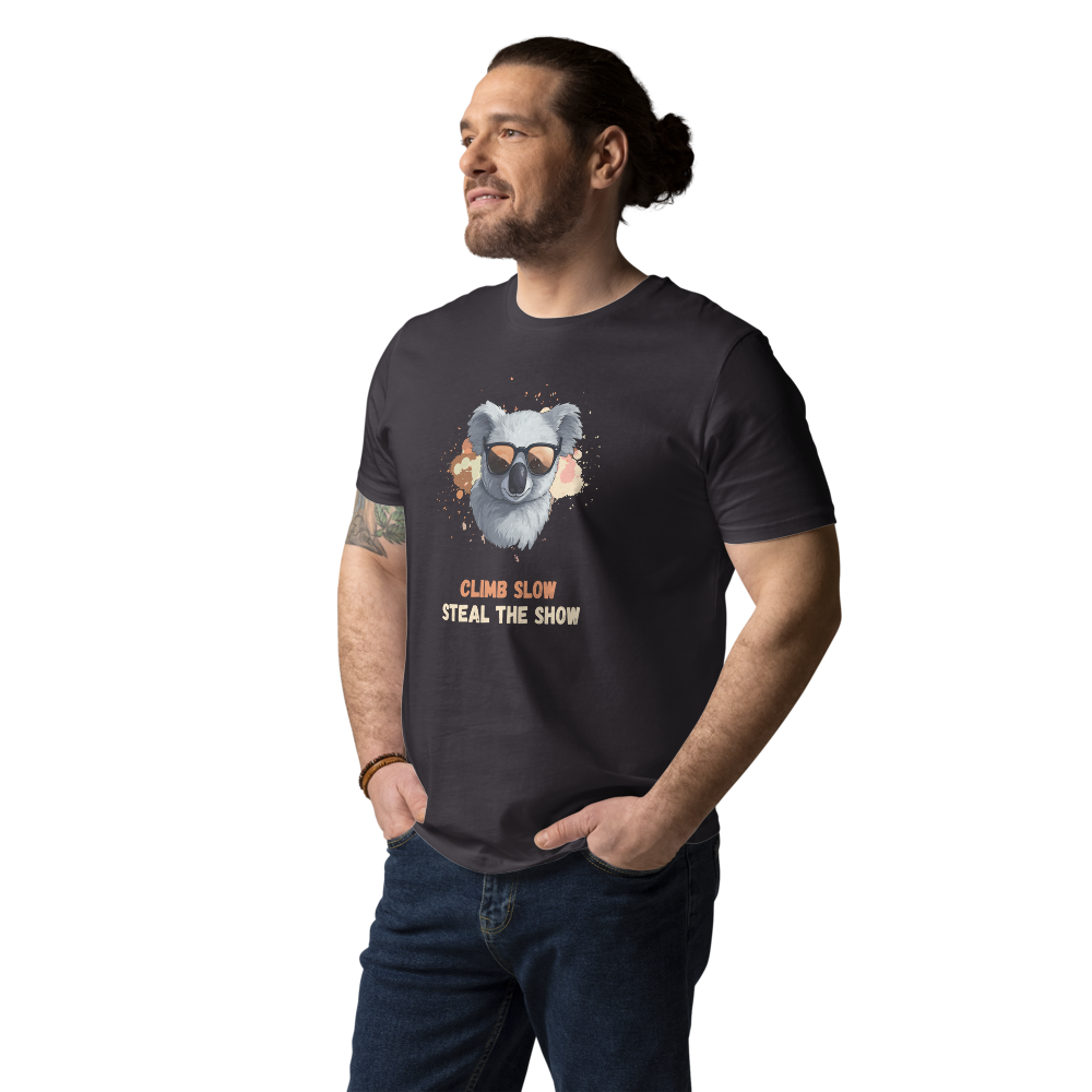 Koala Graphic Tee – Climb Slow Steal the Show (Unisex T-Shirt)