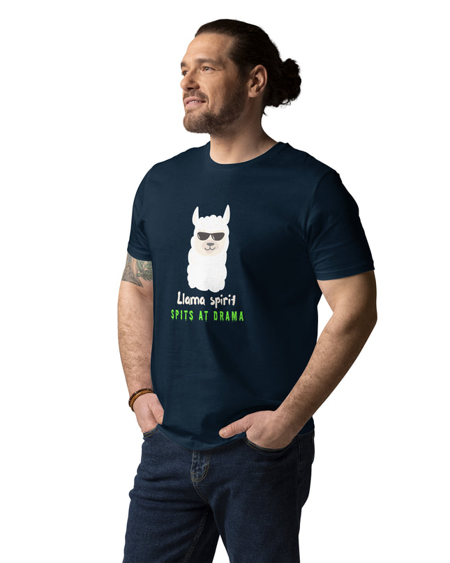 Llama Spirit Graphic Tee – Spits at Drama (Unisex T-Shirt)
