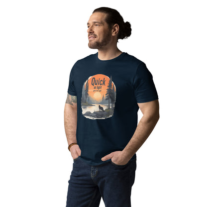 Fox Graphic Tee – Quick as Light Gone from Sight (Unisex T-Shirt)
