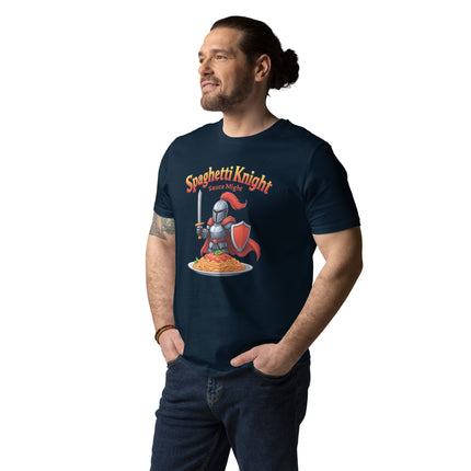 Spaghetti Knight Graphic Tee – Sauce Might (Unisex T-shirt)