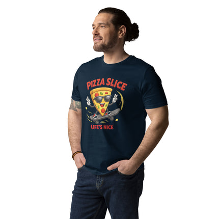 Skater Pizza Slice Graphic Tee – Life's Nice (Unisex T-shirt)