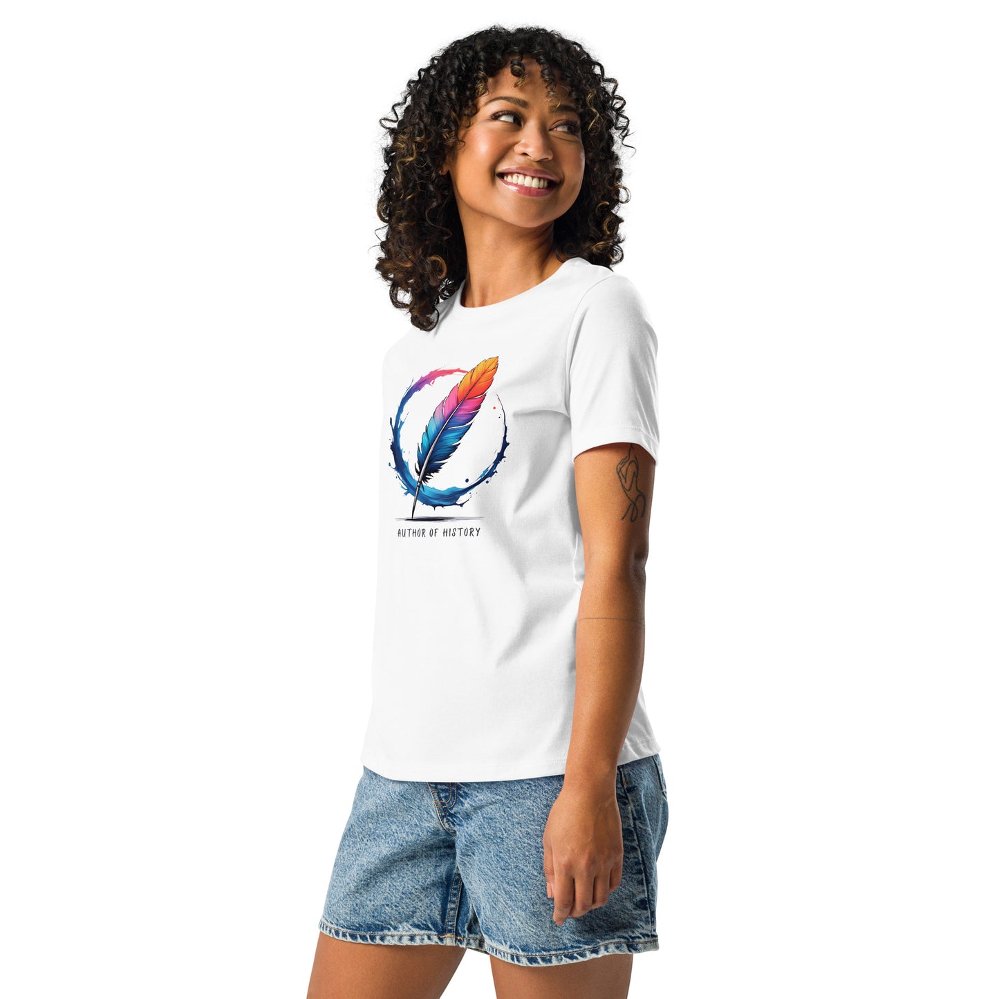 Quill pen Graphic Tee – Author of history (Women’s T-Shirt)